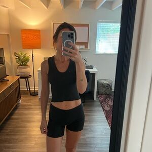 Brandy Melville black cropped tank